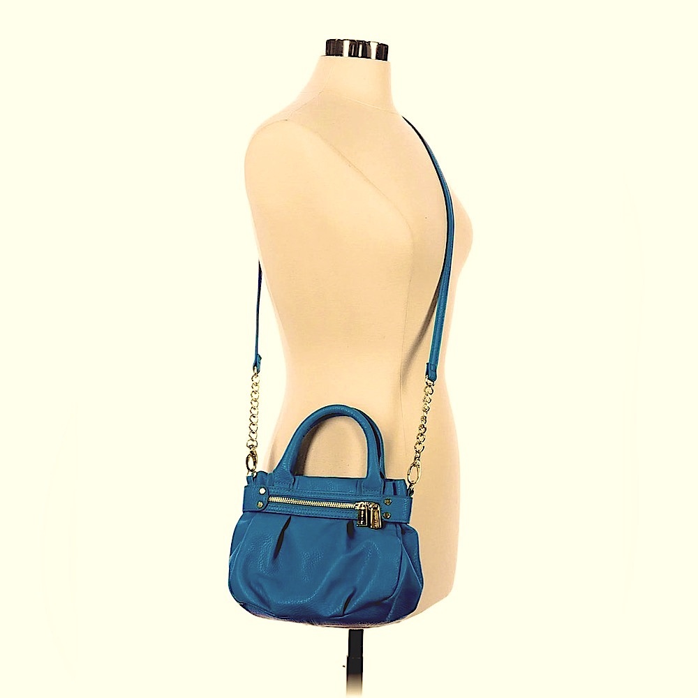 Olivia+ Joy Teal Satchel